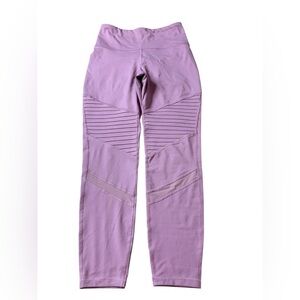 Old Navy Elevate Go-Dry Moto Compression Leggings - Purple/Pink